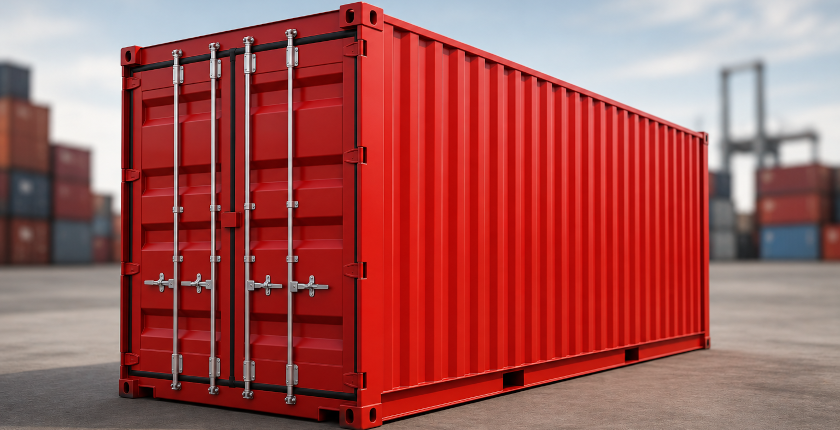 Container rojo marítimo de 40 pies disponible para arriendo y venta en TodoTainer, Osorno